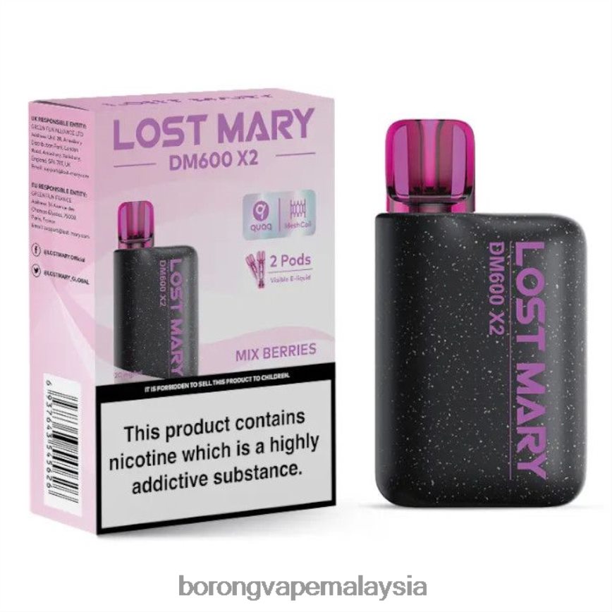 Rokok Elektronik Dan Vape - campurkan buah beri 88BL20476 LOST MARY DM600 X2