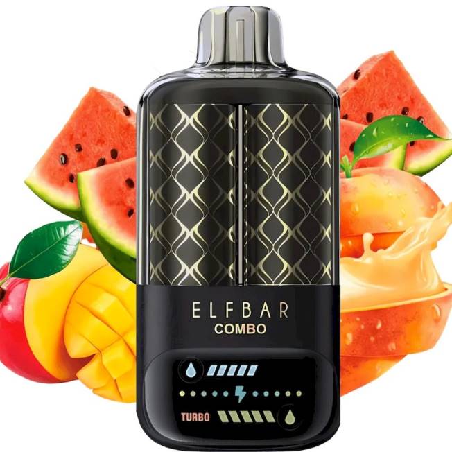 Rokok Elektronik Dan Vape - mangga pic  tembikai Elf Bar Combo 25000 8VFV6