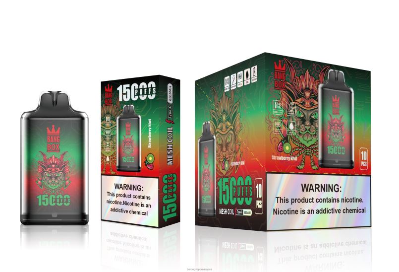 Rokok Elektronik Terbaru - Bang Box s1-15000 sedutan kiwi strawberi ZT828100