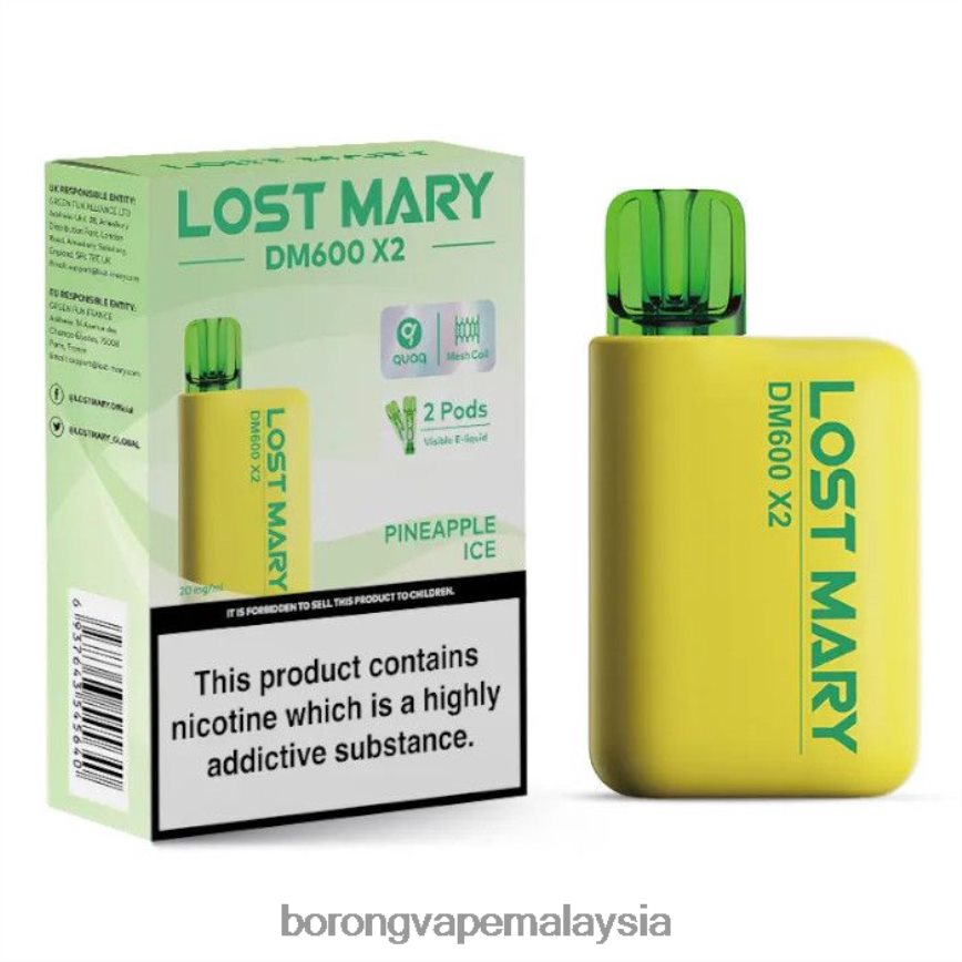 Rokok Elektronik Terbaru - ais nenas 88BL20477 LOST MARY DM600 X2