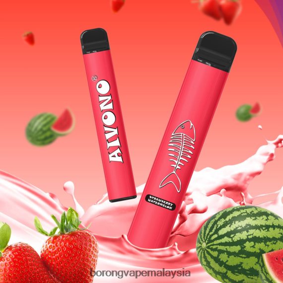 Rokok Elektronik Terbaru Di Malaysia - Aivono AIM FISHBONE 600 tembikai strawberi TZ062V282