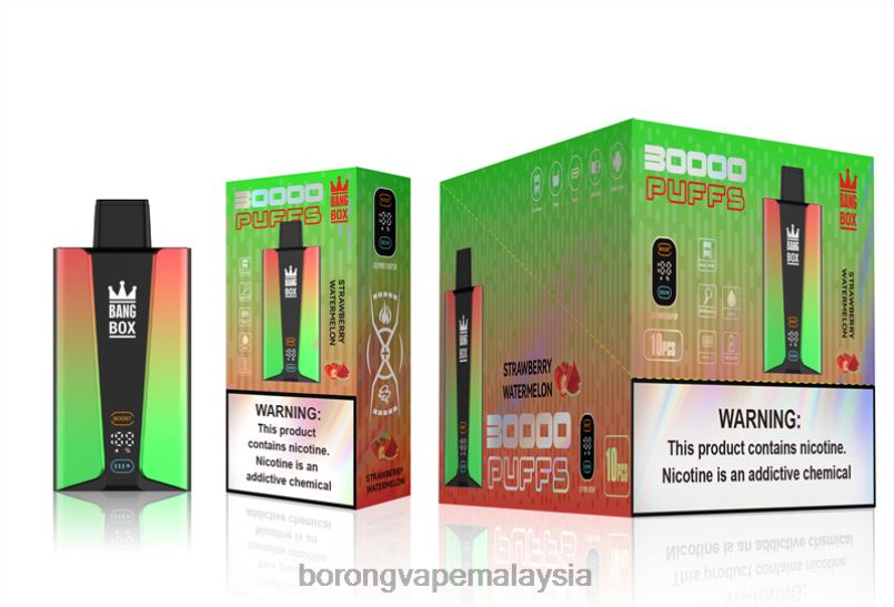 Rokok Elektronik Terbaru Di Malaysia - Bang Box 30000 sedutan skrin pintar tembikai strawberi ZT82875