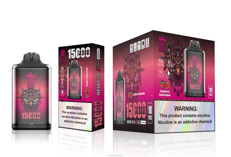 Rokok Elektronik Terbaru Di Malaysia - Bang Box s1-15000 sedutan tembikai raspberi ZT828105