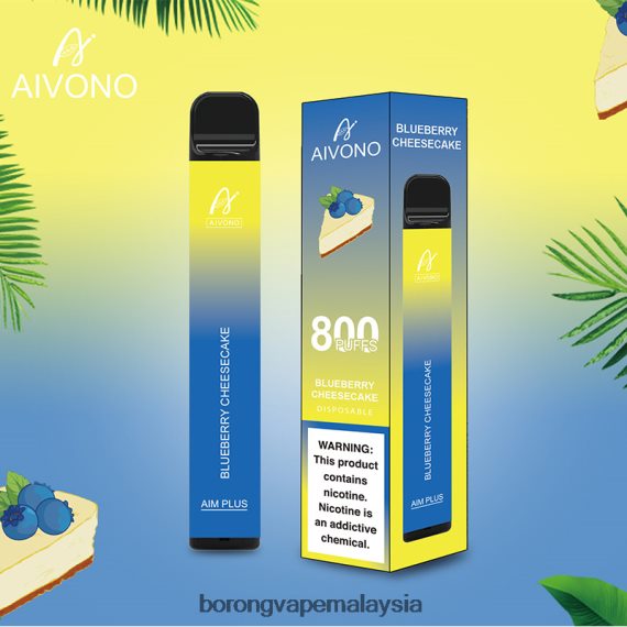 Rokok Elektronik Vape - Aivono AIM PLUS 800 kek keju blueberry TZ062V174