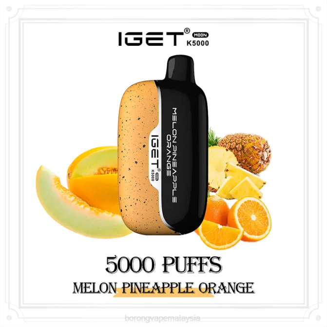 Rokok Elektronik Vape - IGET Moon k5000 tembikai nanas oren F60013