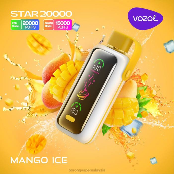 Rokok Elektronik Vape - ais mangga VOZOL STAR 20000 2BTH13