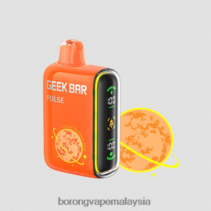 Rokok Elektronik Vape - letupan pelangi tropika 88BL2078 GEEK BAR Pulse edisi planet 7500 sedutan/15000 sedutan