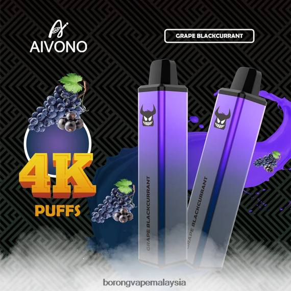 Vape Borong Malaysia Review - Aivono AIM FREAK 4000 anggur hitam currant TZ062V259