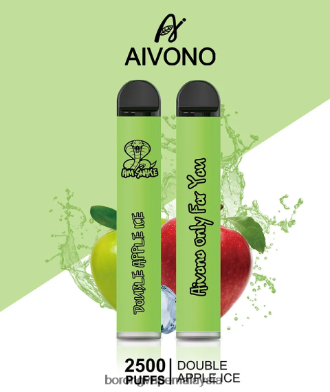 Vape Borong Malaysia Review - Aivono AIM SNAKE 2500 ais epal berganda TZ062V304