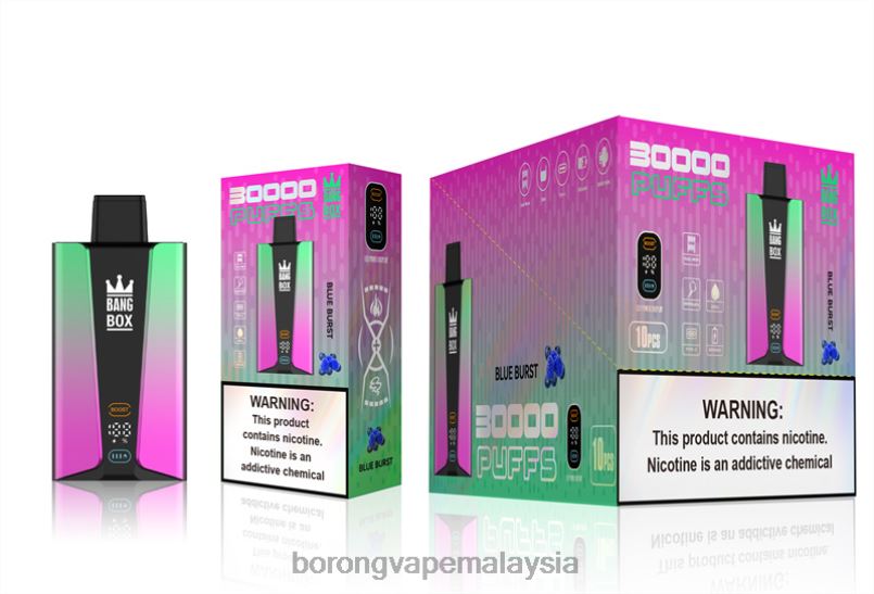 Vape Borong Malaysia Review - Bang Box 30000 sedutan skrin pintar pecah biru ZT82882