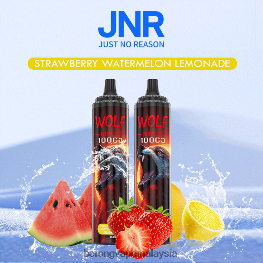 Vape Borong Malaysia Review - limau tembikai strawberi 88BL20774 JNR WOLF NIPLO