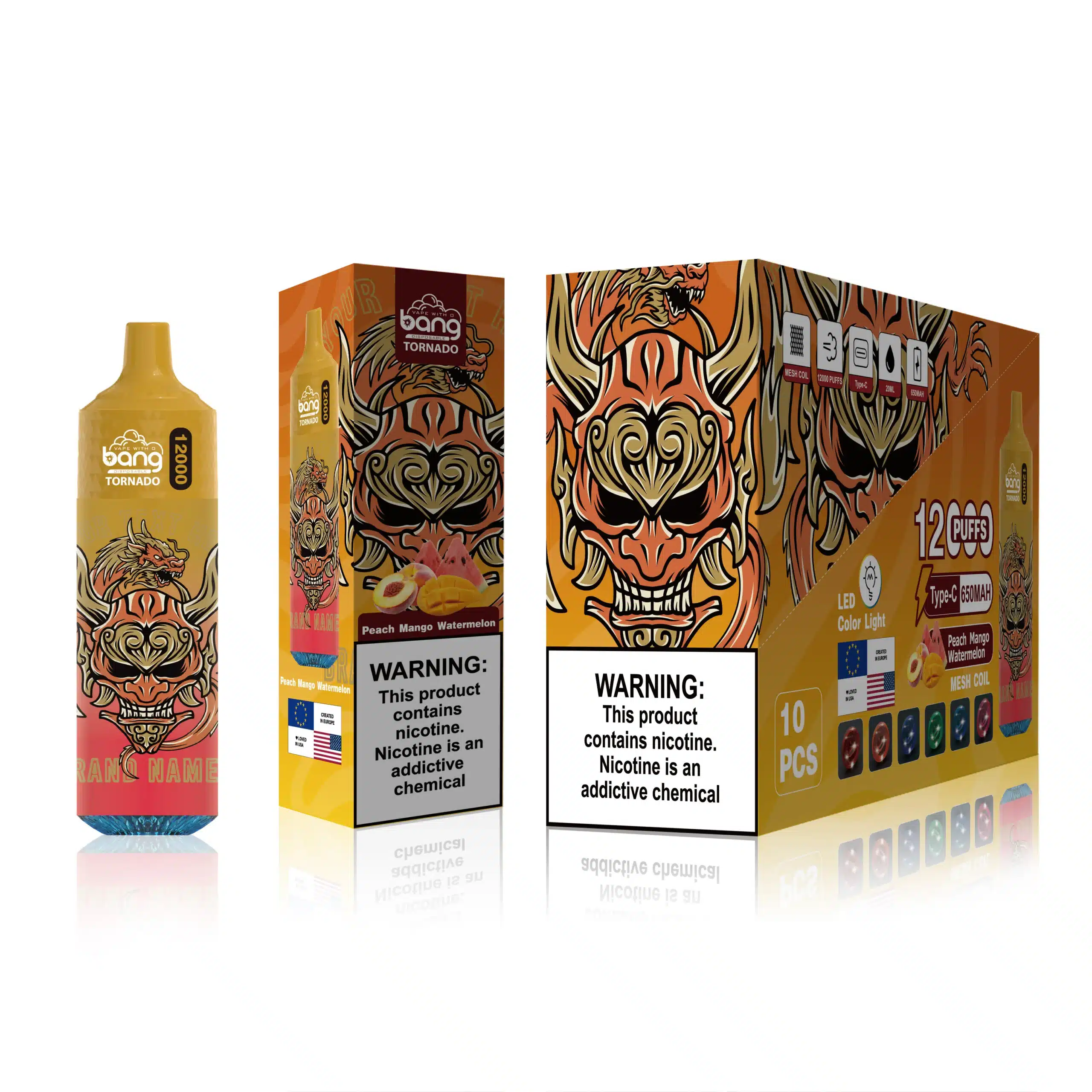 Vape Borong Malaysia Review - tembikai mangga pic 88BL20124 Bang Box 12000 sedutan