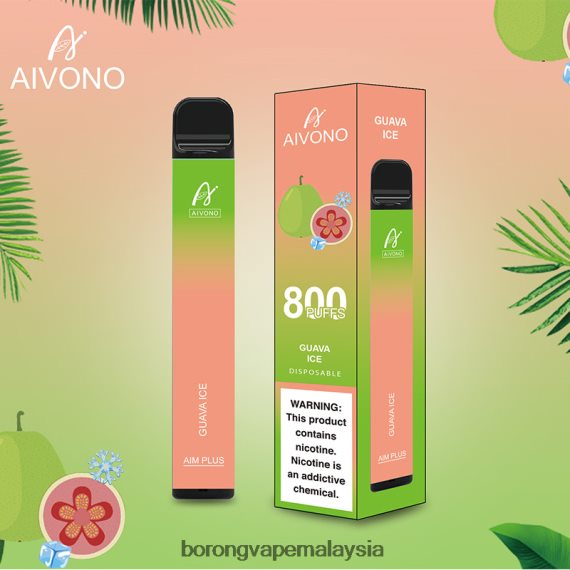 Vape Pakai Buang - Aivono AIM PLUS 800 ais jambu batu TZ062V180