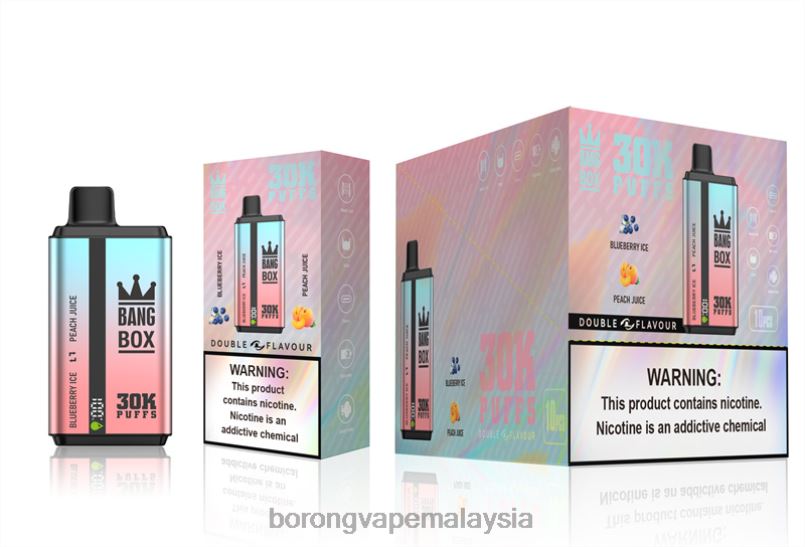 Vape Pakai Buang - Bang Box 30000 sedutan dwi perisa ais blueberry  jus pic ZT82863