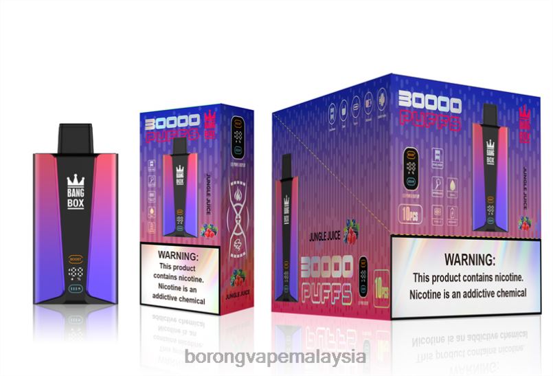 Vape Pakai Buang - Bang Box 30000 sedutan skrin pintar jus hutan ZT82878