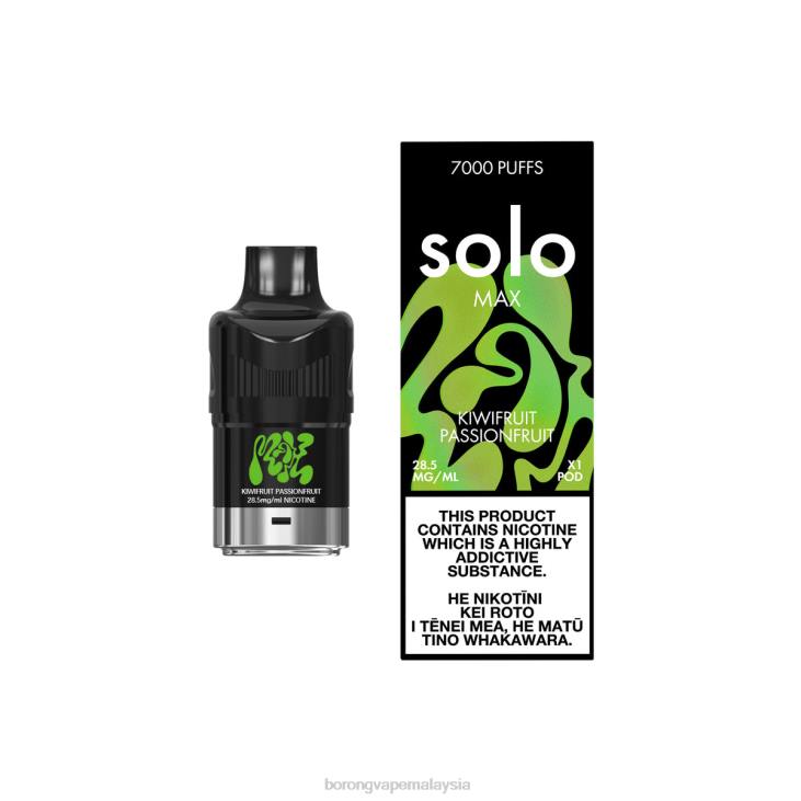 Vape Pakai Buang - Solo MAX pod buah kiwi markisa HPR890