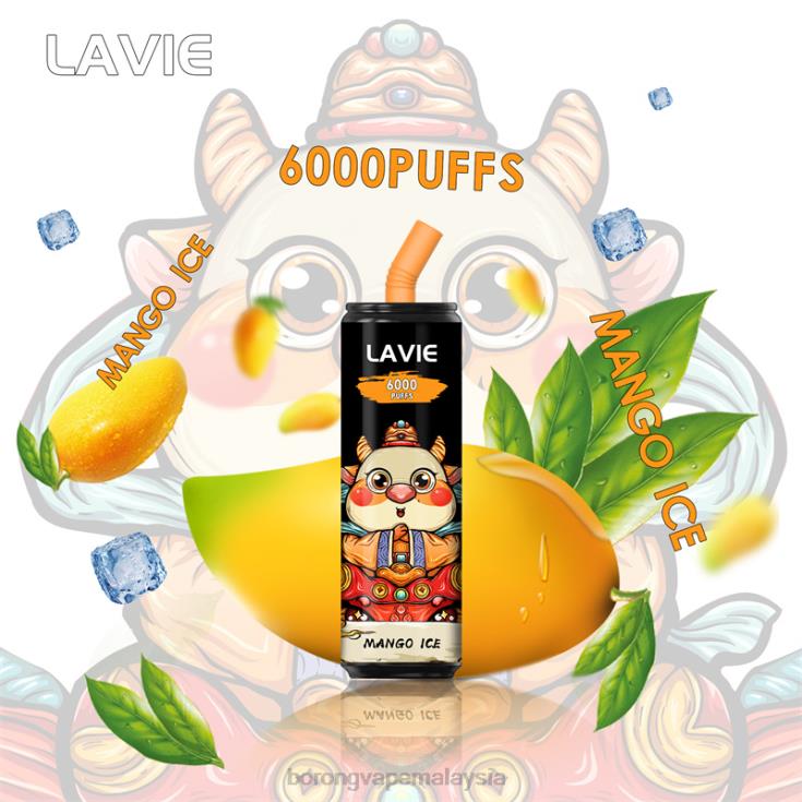 Vape Pakai Buang - ais mangga LAVIE Coke BAR 6000 sedutan 6860F270