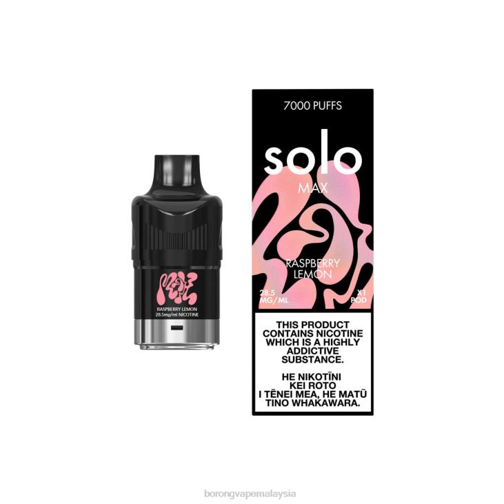 Borong Vape - Solo MAX pod limau raspberi HPR876