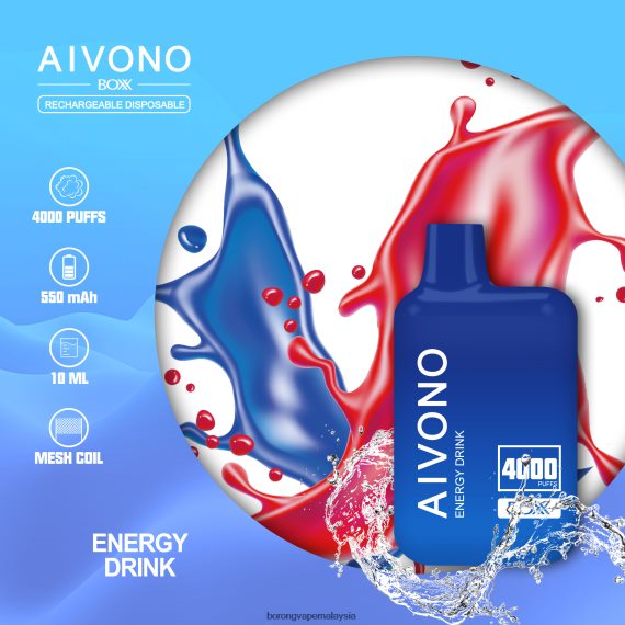 Vape Pakai Buang - Aivono AIM BOXX 4000 minuman tenaga TZ062V225