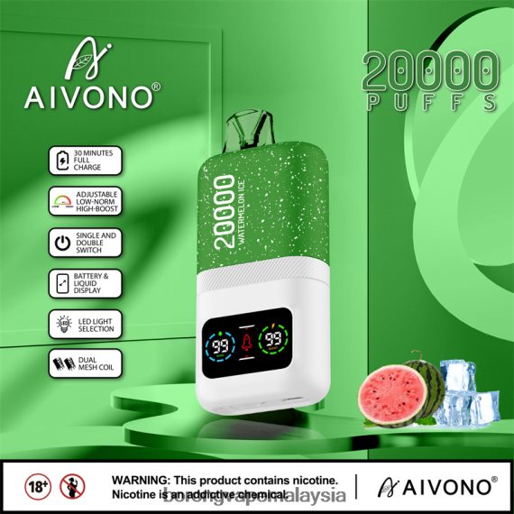 Vape Pakai Buang - Aivono AIM magic 20000 ais tembikai TZ062V75