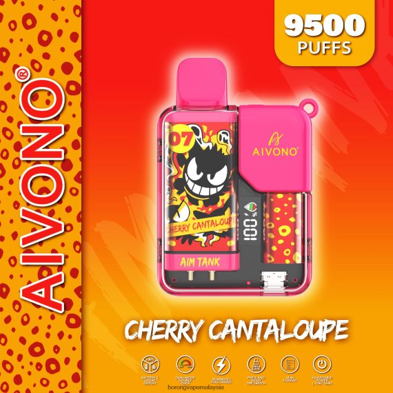 Vape Pakai Buang - Aivono AIM TANK 9500 cantaloupe ceri TZ062V45