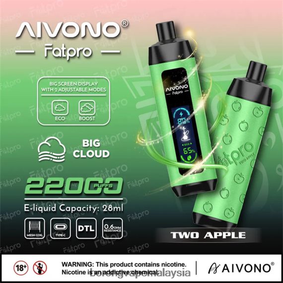 Borong Vape - Aivono Fatpro 22000 dua epal TZ062V1