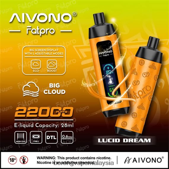 Rokok Elektronik Terbaru - Aivono Fatpro 22000 mimpi yang jelas TZ062V7