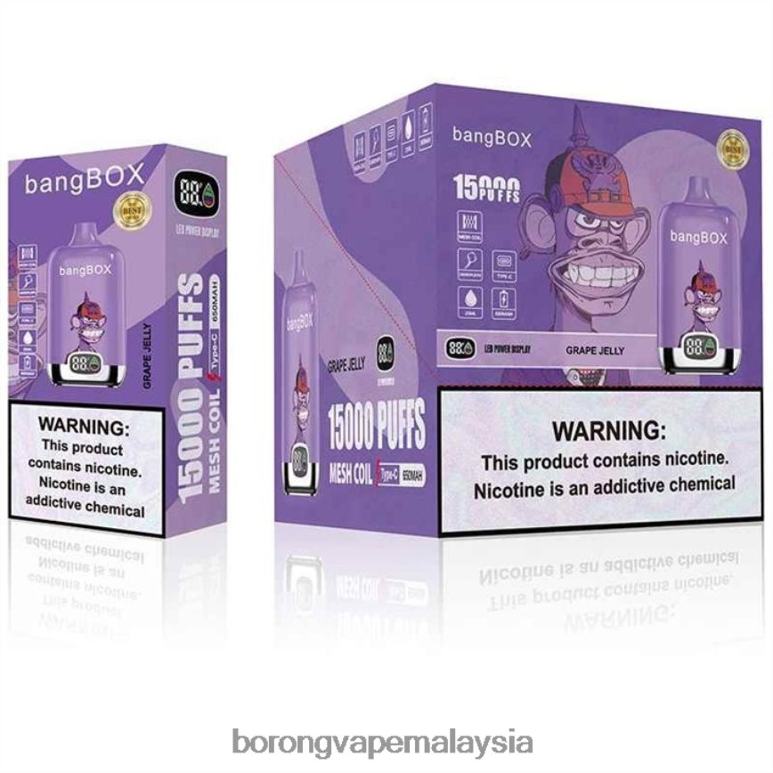 Borong Vape Murah - jeli anggur 88BL20142 Bang Box 15000