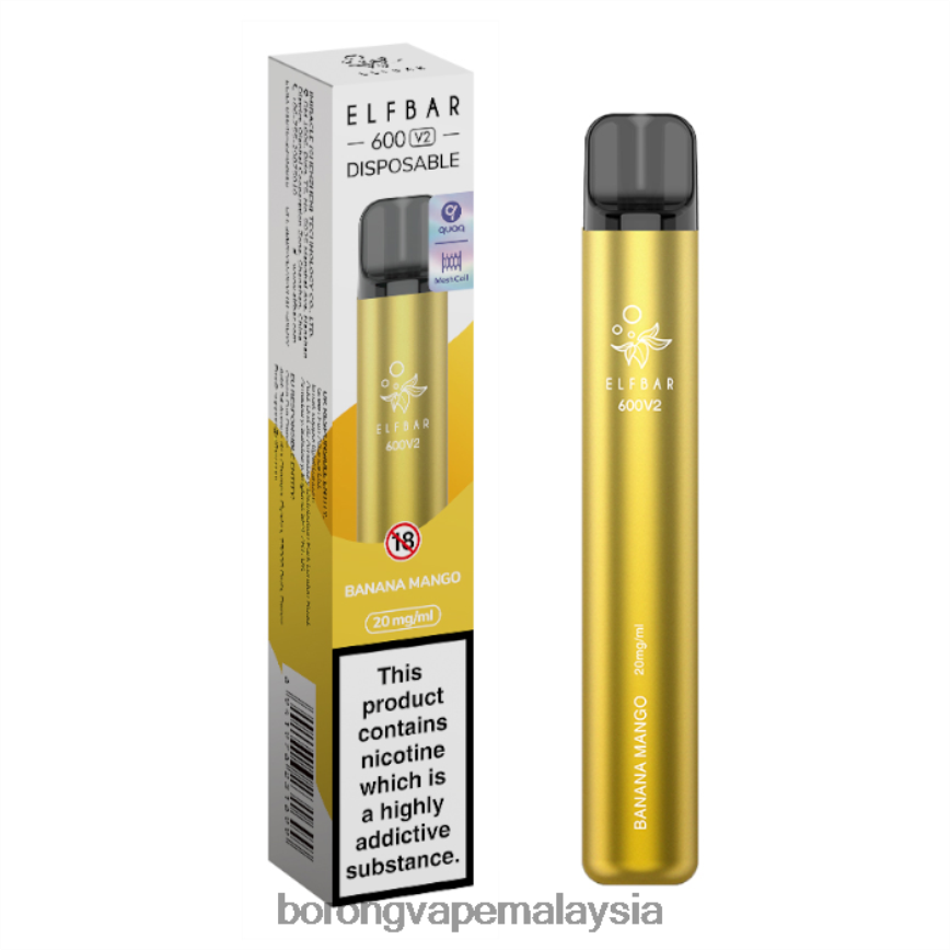 Harga Borong Vape - pisang mangga 88BL20273 ELFBAR 600V2 20mg