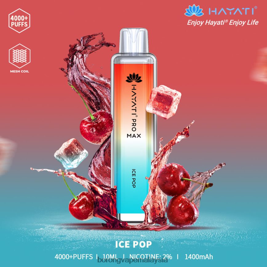 Borong Vape - ais pop 88BL20161 Hayati Pro Max 4000