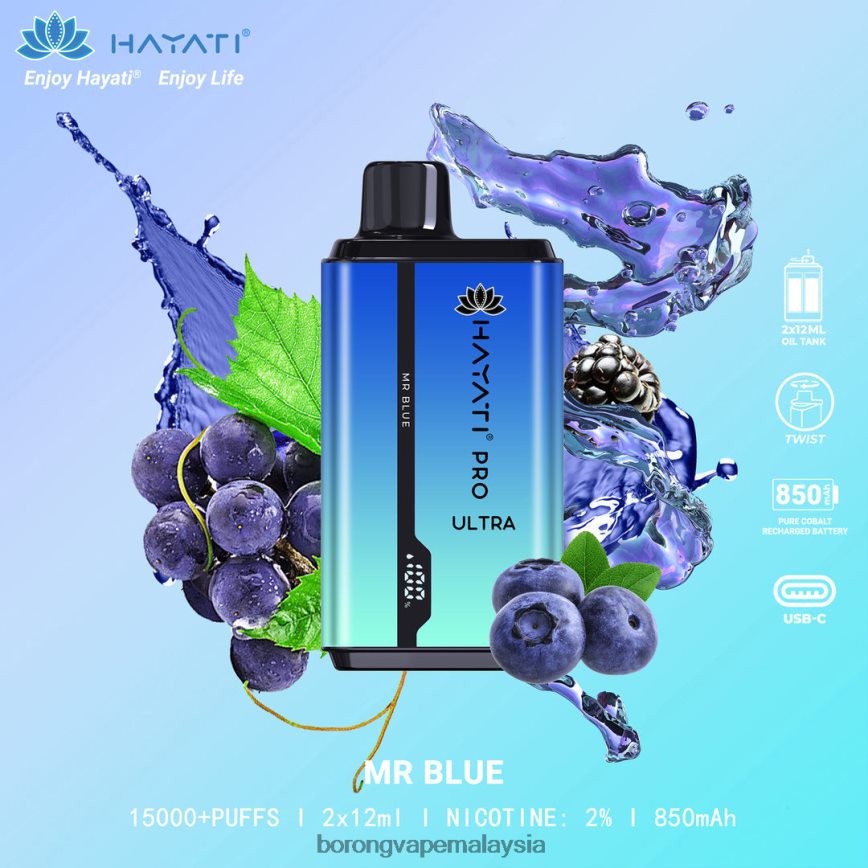 Borong Vape Murah - encik biru 88BL20212 Hayati Pro Ultra