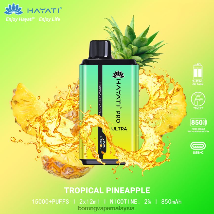 Rokok Elektronik Vape - nanas tropika 88BL20218 Hayati Pro Ultra