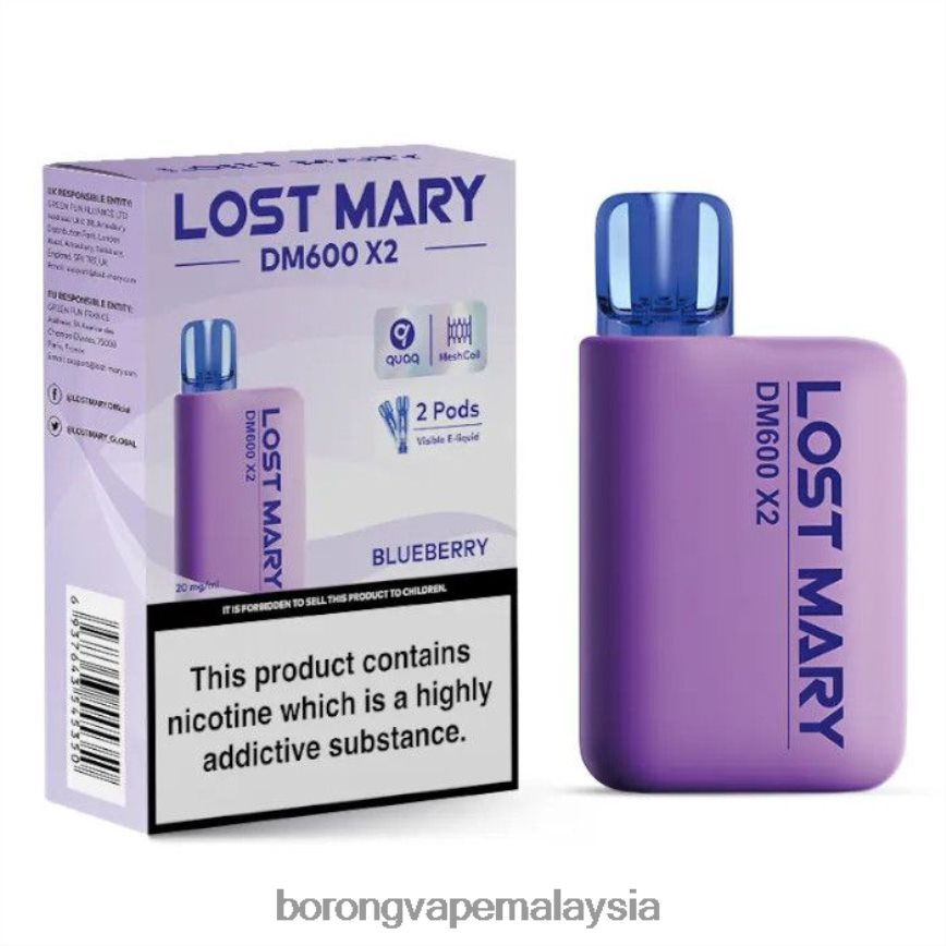 Rokok Elektronik Terbaru - beri biru 88BL20467 LOST MARY DM600 X2