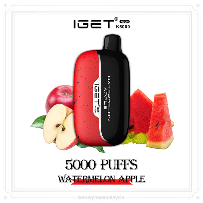 Borong Vape Malaysia - IGET Moon k5000 epal tembikai F6006