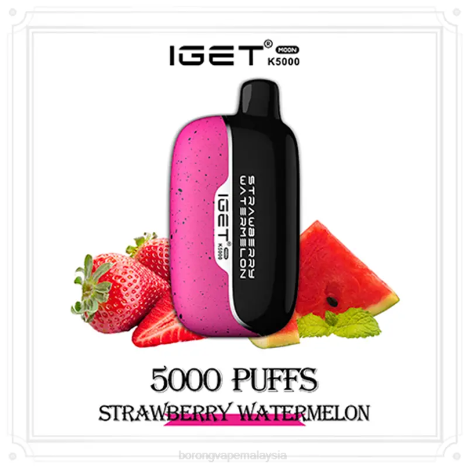 Rokok Elektronik Terbaru - IGET Moon k5000 tembikai strawberi F6009