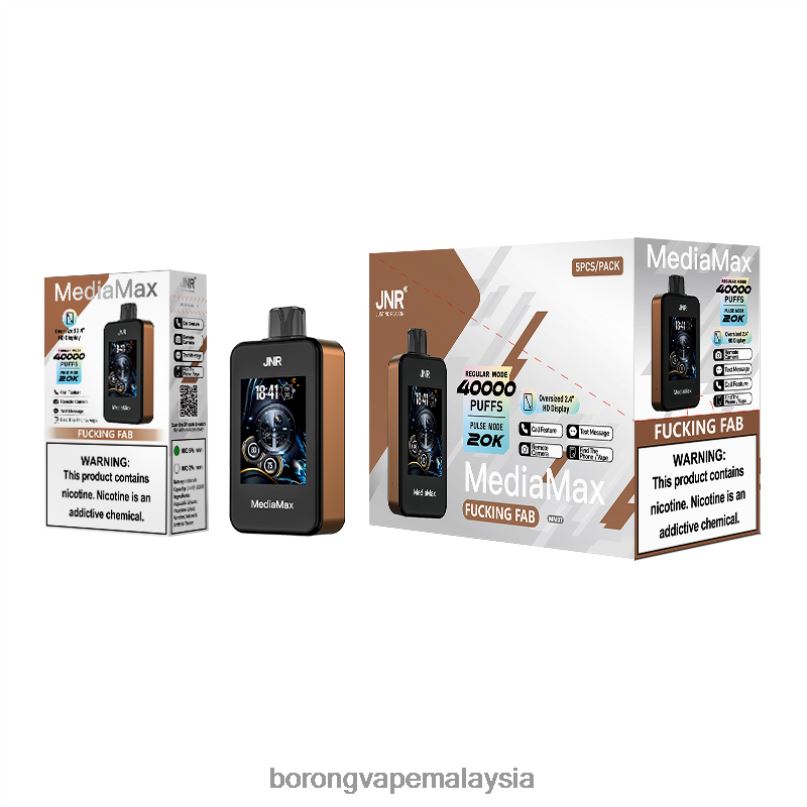 Rokok Elektronik Vape - JNR MediaMax 40k sedutan L44BH13 fcuking fab