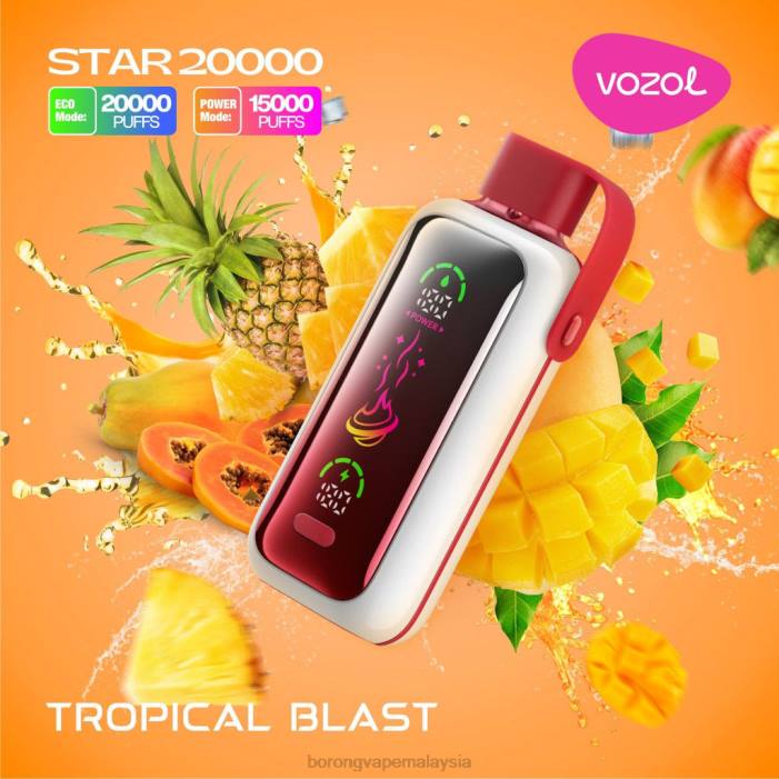 Borong Vape Kl - letupan tropika VOZOL STAR 20000 2BTH2