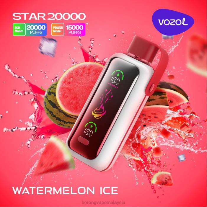 Borong Vape Murah - ais tembikai VOZOL STAR 20000 2BTH3